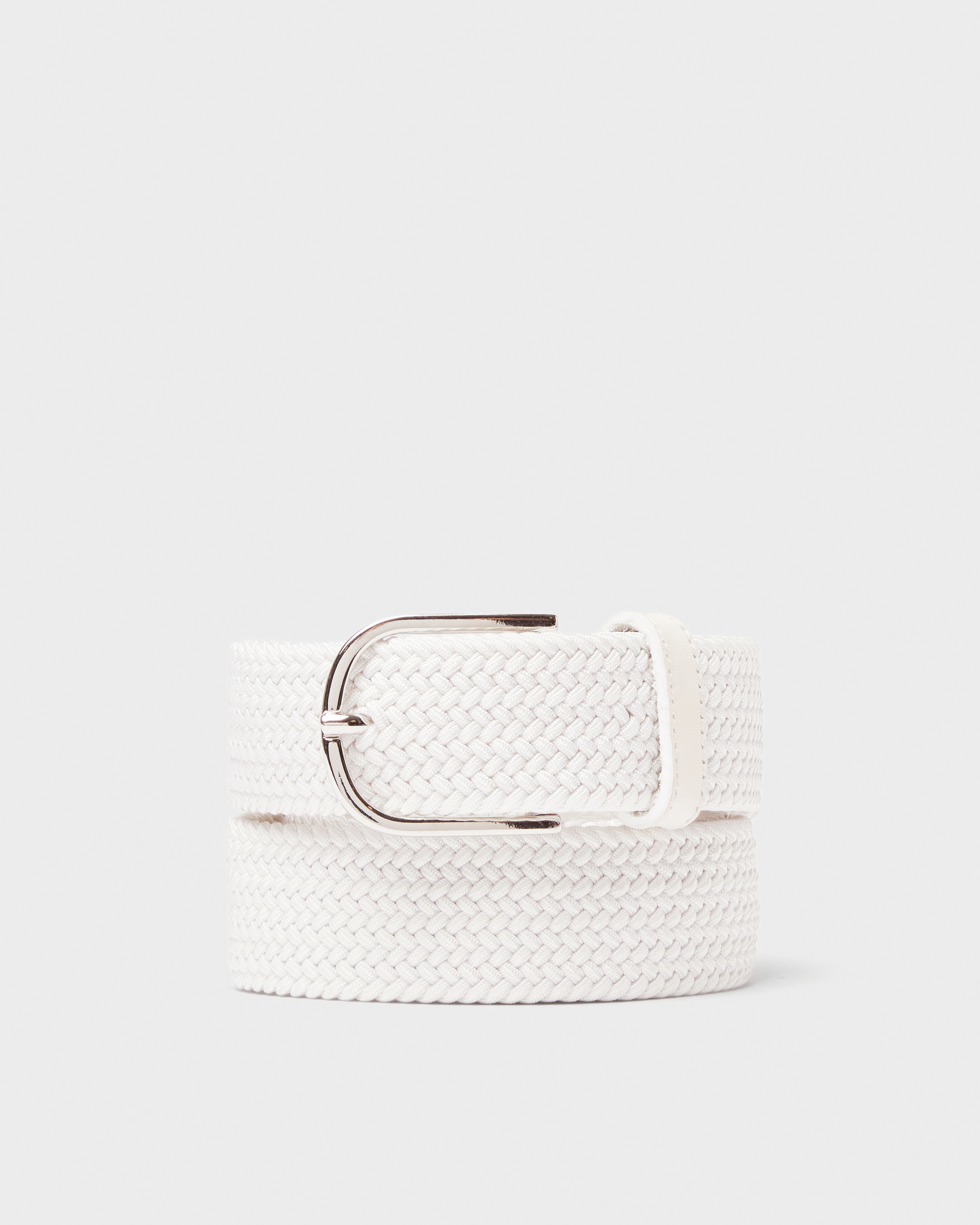 Saddler Ekberg tekstilbelte Hvit Herre